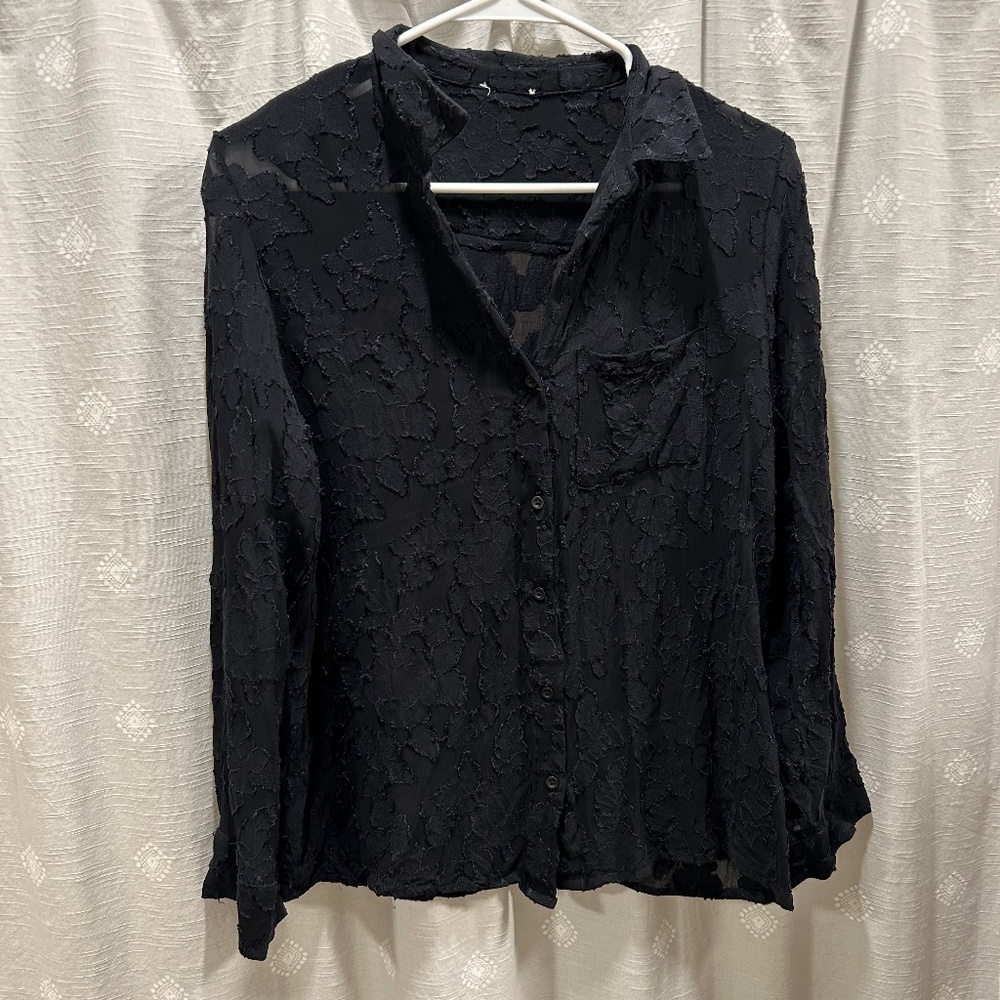 Black Women's Button Down